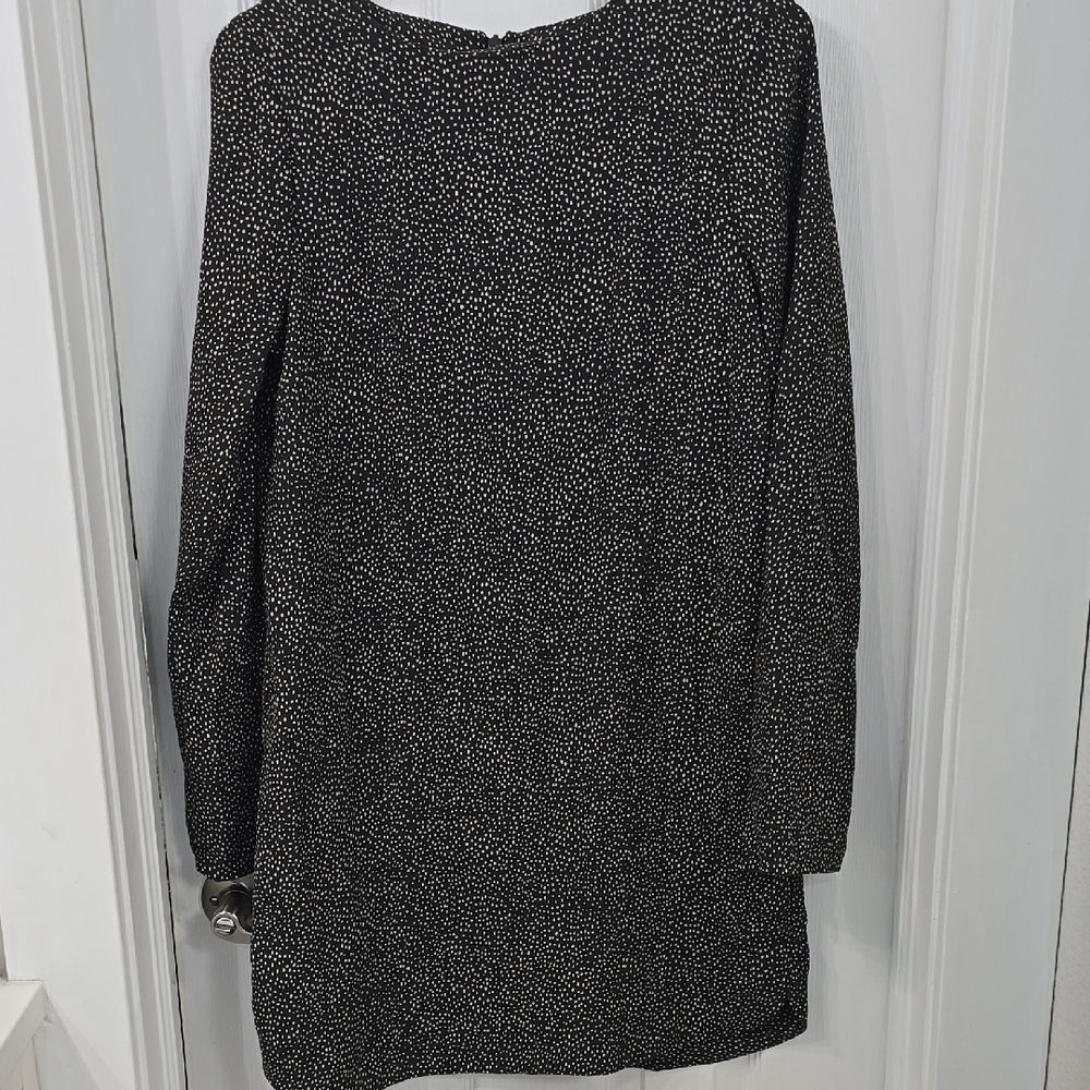 Gray Mini Sheath Dress with Long Sleeves for Work